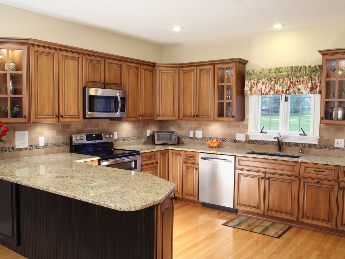 Gorgeous granite kitchen transformation after picture