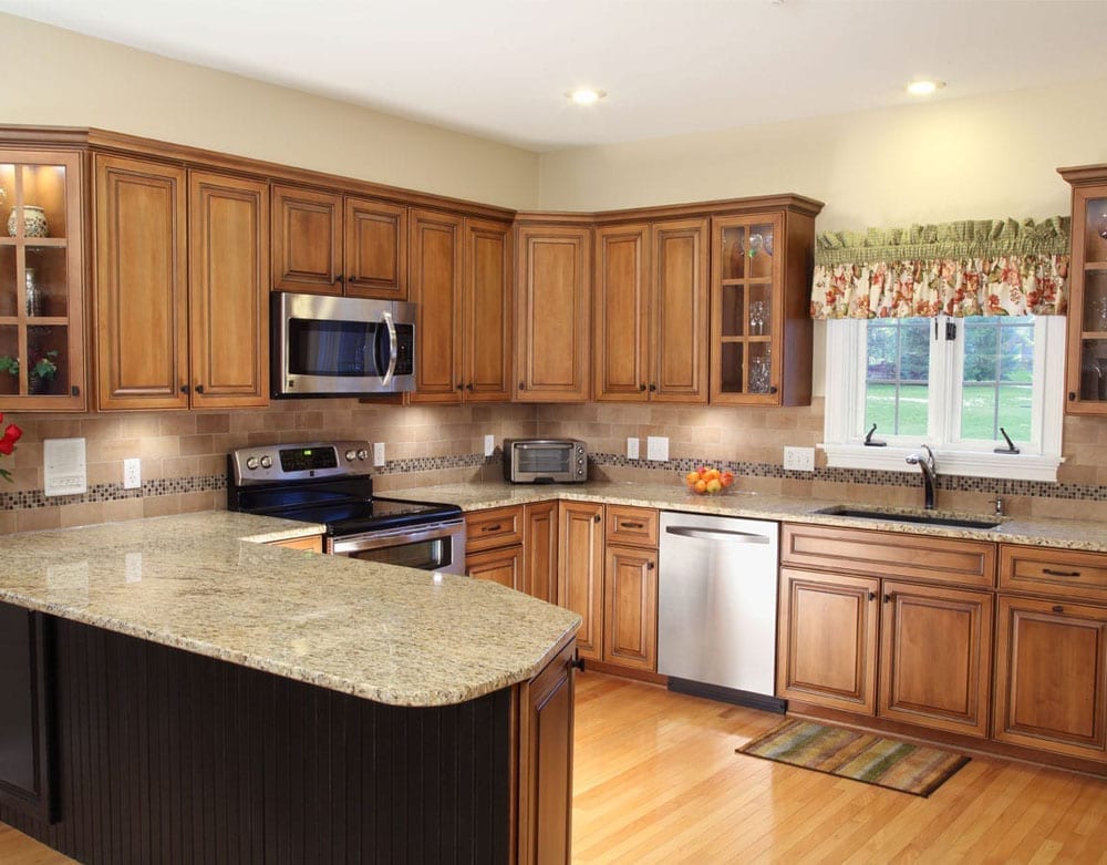 Gorgeous granite kitchen transformation after picture