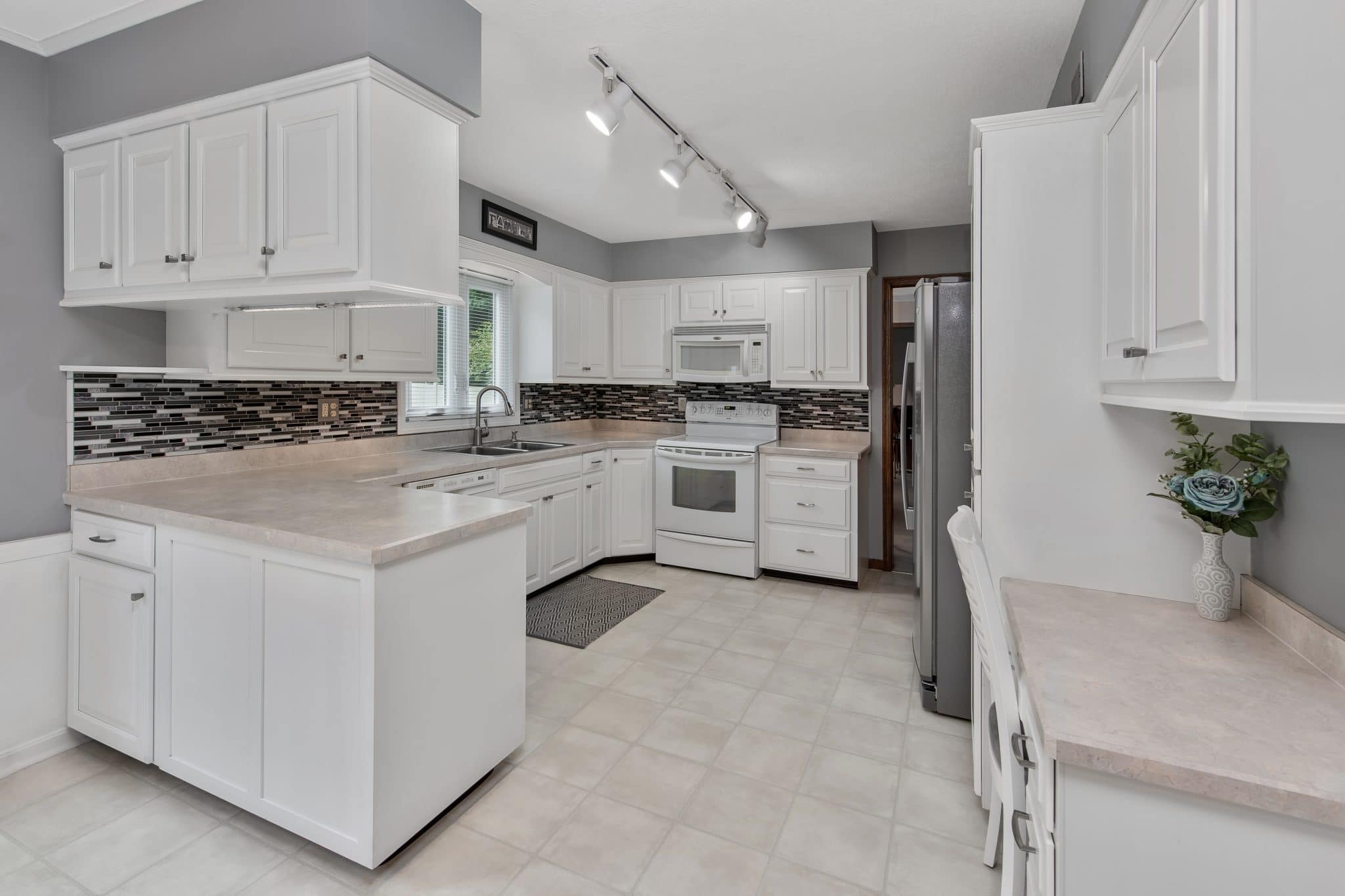 Traditional White Birch Kitchen North Canton Ohio