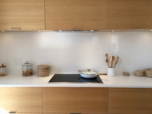 minimalist kitchen design white and brown color themed